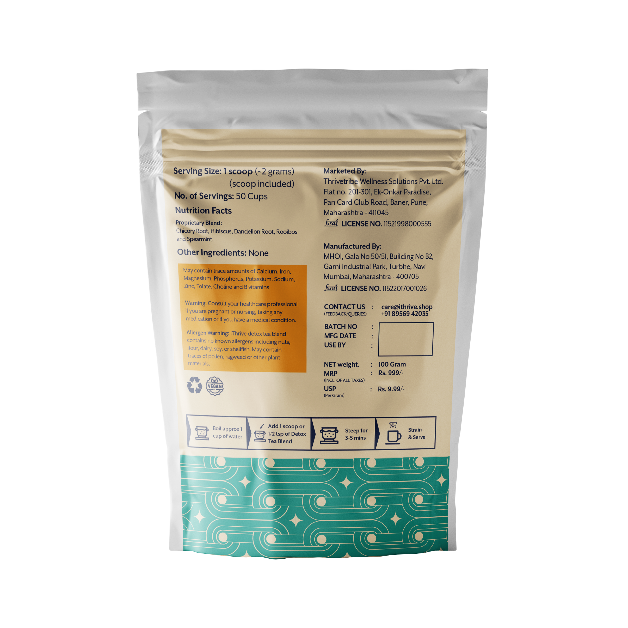 Detox Tea Blend - 100gm