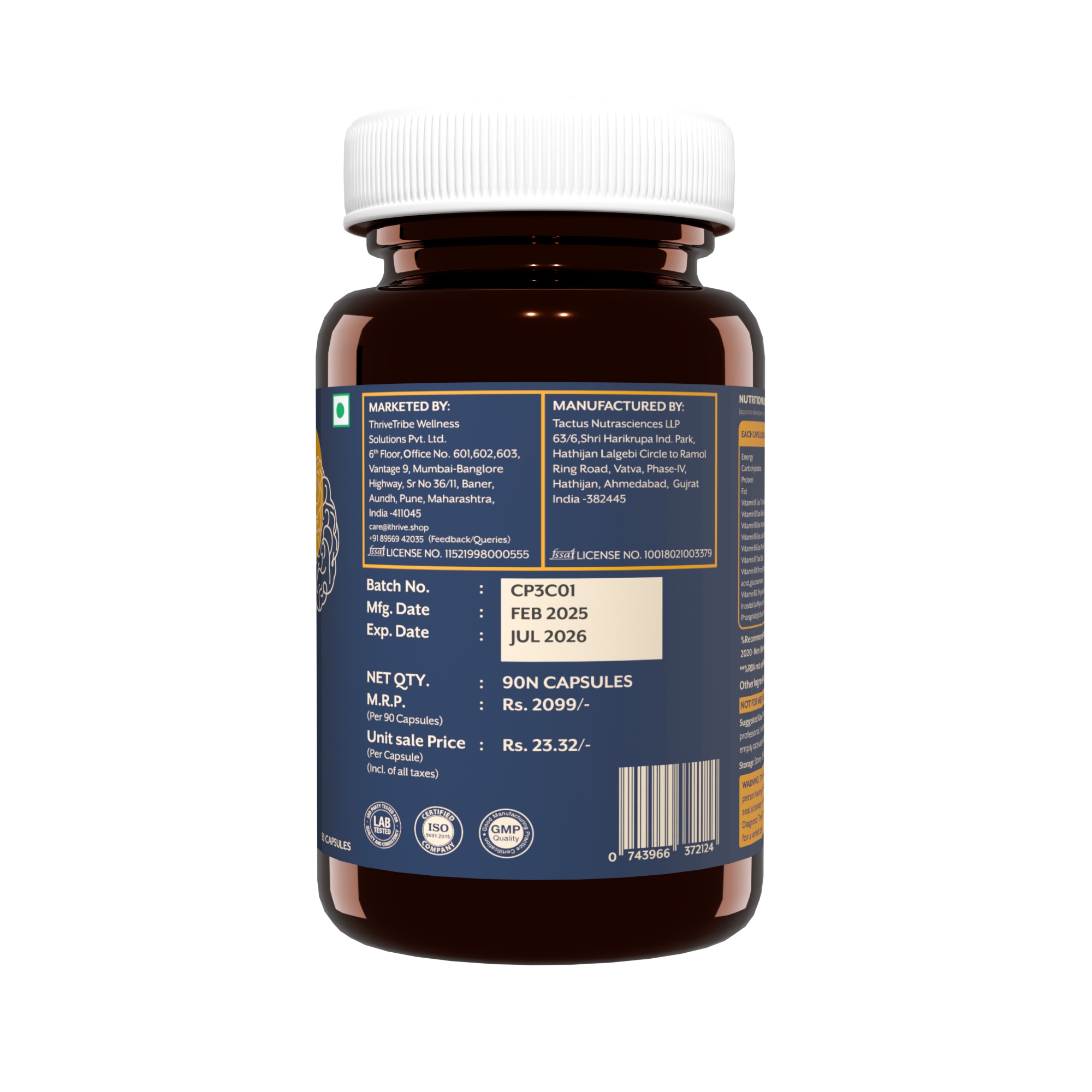 Active B-Complex - 90 Capsules