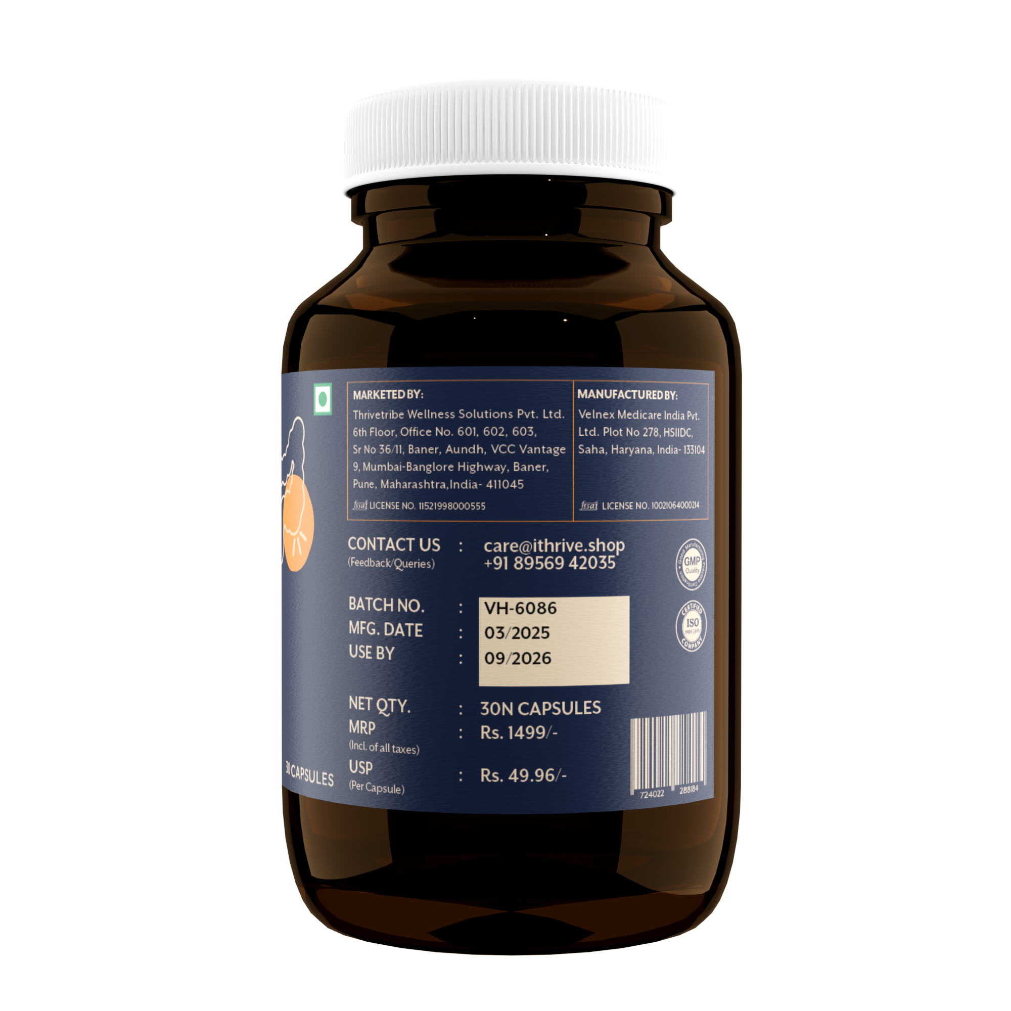 Probiotics with Prebiotics - 30 Capsules